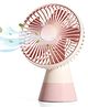 FunBlast USB Rechargeable Desktop Table Cooling Fan- Pink