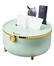 FunBlast Multipurpose Napkin Box Holder with Phone Holding Stand  Green