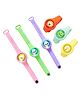 FunBlast Wrist Band with LED Light for Kids  Pack of 6 Random Color & Design