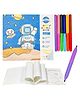 FunBlast Astronaut Theme Doodle Coloring Book with 6 Pcs Sketch Markers - Multicolor