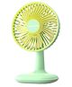 FunBlast USB Rechargeable Mini Desktop Table Cooling Fan  Green