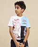 Kidsville Dc Comics Featuring Half Sleeves Superman Character Printed Tee - Blue & White