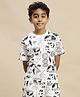 Kidsville Dc Comics Featuring Half Sleeves Superman Logo Printed Tee - Off White