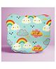Sleepsia Kids Baby Soft Neck Support Pillow for Head Shaping Shape Supporter Cat Face Pillow - Rainbow print