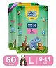 Little Smile Better Dry Feel Baby Diaper Pants | Pack of 2 - L (60 Pieces)