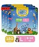 Little Smile Better Dry Feel Baby Diaper Pants | Large | Pack of 3 - L (180 Pieces)