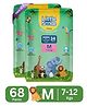 Little Smile Better Dry Feel Baby Diaper Pants | Pack of 2 - M (68 Pieces)