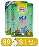 Little Smile Better Dry Feel Baby Diaper Pants | Pack of 2 - S (80 Pieces)