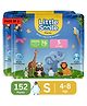 Little Smile Better Dry Feel Baby Diaper Pants | Small | Pack of 2 | - S (152 Pieces)