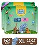 Little Smile Baby Pants Extra Absorb Diapers - Extra Large -52 Pieces -Pack of 2 - XL (52 Pieces)
