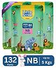 Little Smile Better Dry Feel Baby Diaper Pants | Pack of 3 - New Born (132 Pieces)