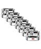 CutTales 7 Plate Stainless Steel Paw Bhaji 3 Compartment Plates Set For Kids | Ideal For Dinner, Snack , Other Home Foods | Non Toxic And Dishwasher Safe Plates