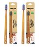 DENCRUS Octa Clean Bamboo Toothbrush - Pack of 2