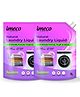 IMECO Bamboo Shakti Detergent Liquid Pouch with Coconut & Lavender Fragrance - 1 Litre | Pack of 2