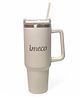 IMECO ECO-SIPPER PRO Insulated Stainless Steel Tumbler With Lid & Straw - 1200 ml | White