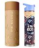IMECO ECO-BLOOM Bamboo Printed Water Bottle - 450ml | Dark Blue
