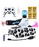 TodFod Remote Control Battle Tank with Water Spray, LED Lights, 8-Wheel Drive, 18.5 x 27 x 15 cm, White
