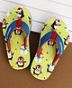 Cute Walk by Babyhug Flip Flops With Penguin Print - Green