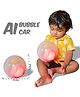 BitFeex Electric Mini Toy Cars Light-Up Electric Toy Car Rolling Bubble Ball Made of Silicone Color-Changing Glow-in-The-Dark Baby Toddlers Birthday Gift 1 2 3 4 5 Years Old Boys Girl