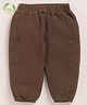 Cot & Candy Organic Cotton Muslin Knit Solid Lounge Pants - Cocoa Whisper