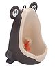 SARVANGAH Children's Urinal for Boy Standing Potty Training, Portable Wall Pee Trainer Urinal for Baby Boys Kids Toddler (Frog-Coffee)