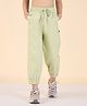 StyloBug Cotton Woven Solid Pant - Green