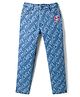 Pine Kids Disney Denim Woven Full Length Jeans With Mickey Mouse Print - Blue