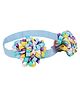 Aye Candy Abstract Applique Detailed Headband - Pink Blue & Yellow
