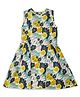 My Milestones Cotton Woven Sleeveless Floral Printed Dress - Multi Colour