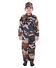 RAJ FANCY DRESSES Woven Full Sleeves Indian Army Theme Costume Set - Khaki