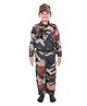 RAJ FANCY DRESSES Full Sleeves Indian Army Costume Set - Brown