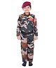 RAJ FANCY DRESSES Woven Full Sleeves Indian Army Theme Costume Set - Dark Brown