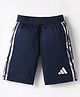 Adidas Kids Knit Shorts With Logo Print - Navy Blue