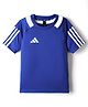 ADIDAS KIDS Knit Half Raglan Sleeves T-Shirt With Tape Detailing - Blue