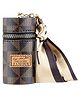 New Pinch Stylish Round Zipper Pouch Keychain  With Designer Scarf &  Hook | for kids Pack of 1