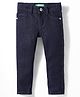 UCB Cotton Woven Full Length Solid Colour Denim Jeans - Navy Blue