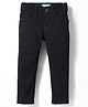UCB Cotton Woven Full Length Solid Colour Denim Jeans - Black