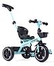 Babyhug SE Plug & Play Kids Tricycle with Height Adjustable Parental Handle & Seat Belt Sturdy Frame| Foldable Footrest| Comfortable Seat| Puncture Proof Wheels - Sea Green