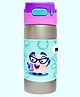 Rabitat Clean Lock Insulated Stainless Steel Sipper Water Bottle - Chatter Box Purple - 410 ml