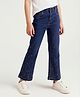 Arias Cotton Woven Full Length Washed Stretchable Jeans With Rhinestones Embellishment - Blue