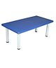 Toy Plus Rectangle Table for Kids Activity Table-Blue