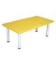 Toy Plus Rectangle Table for Kids Activity Table-Yellow