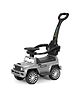 PlayRoots Jimmy Plus Kids Ride-On Push Car Safety Bar & Parent Handle Interactive Music & Lights for Kids Aged 2 to 6 Years Grey color