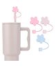 House of Quirk 3PCS Silicone Straw Covers Cap  Tumbler Dust-Proof Drinking Straw Caps for Reusable Straws Tips Lids - Multicolour