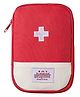 House of Quirk Nylon Oxford First Aid Bag Empty First Aid Pouch Multifunction Emergency Medicine Storage - Red