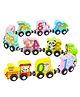 NEGOCIO Wooden Animal Magnetic Train Toy, 11 PCS Number Trains Learning Activities for Kids- PACK OF 1- COLOR MAY VARY