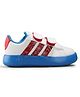 ADIDAS KIDS Velcro Closure Casual Shoes with Spider Man Theme Print - White