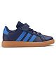 ADIDAS KIDS Grand Court 2.0 Velcro Closure  Casual Shoes - Blue
