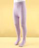 Cute Walk by Babyhug Cotton Woven Anti Bacterial Solid Coloured Tights - Lavender