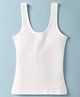 Bodycare Cotton Sleeveless Thermal Inner Wear Sleeveless Vest - White